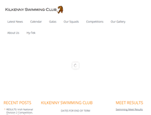 Tablet Screenshot of kilkennyswimmingclub.ie